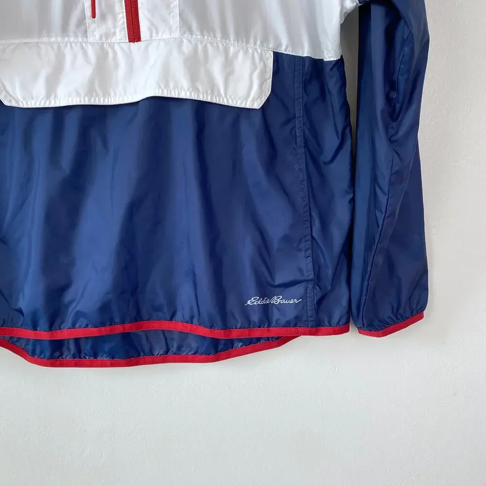 Eddie Bauer Momentum‎ Colorblock Hooded Jacket Lightweight Anorak Size Medium - Picture 3 of 7